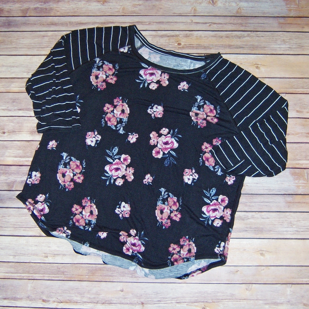 Floral Raglan top